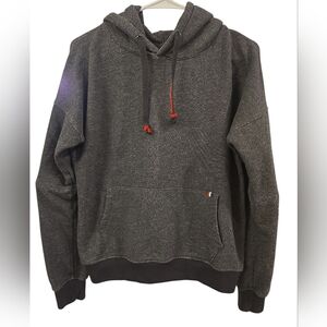 ETIENNE MERCEL HOODIE SWEATSHIRT WITH ELBOW ZIPPERS AND KANGAROO POCKET. SZ. S.